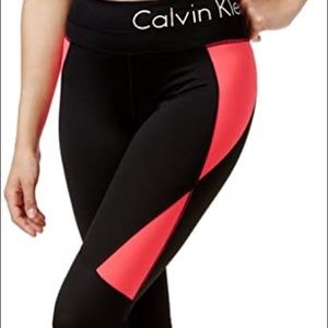 Calvin Klein Performance leggings, blue color